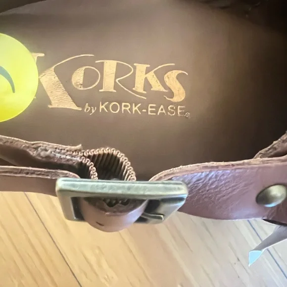 Kork-Ease Women's Brown Leather Dressy Clogs Mules /NWT sz 9 - Picture 7 of 9